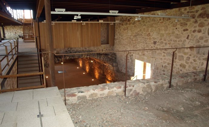 Interior del edificio del Cerro de San Vicente