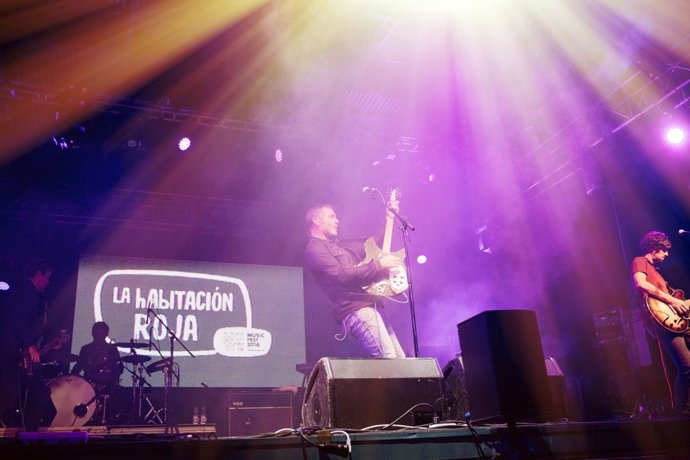 Momento del concierto de 'La Habitación Roja' en 'Muwi Rioja Fest'