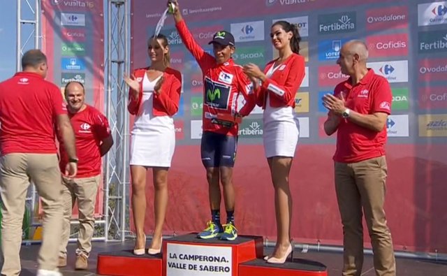 Quintana conquista el liderato de La Vuelta