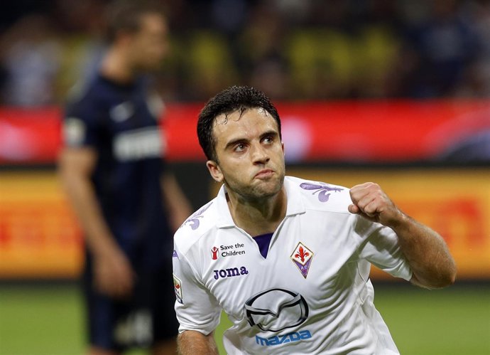 Giuseppe Rossi en su etapa como jugador de la Fiorentina