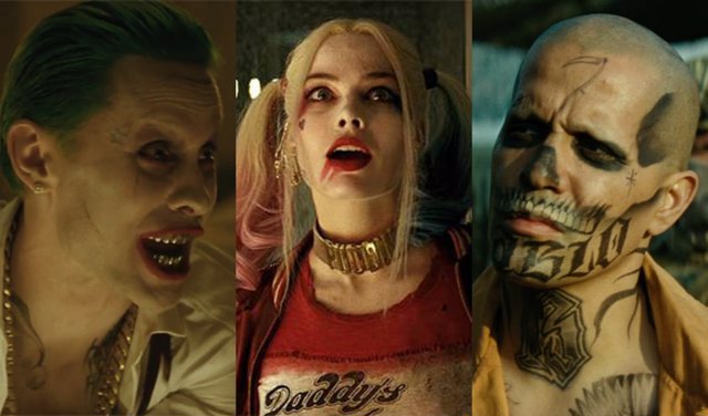 Joker, Harley Quinn y Diablo en Escuadrón Suicida