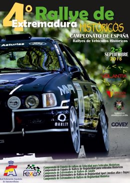 Cartel Rallye Histórico de Extremadura