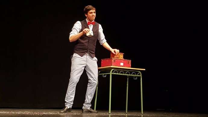 El mago Sergio Barquilla, en una actuación