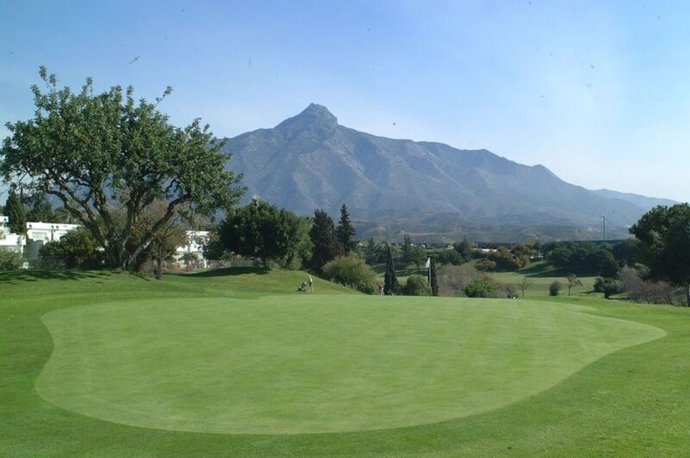 Uno de los hoyos del Aloha Golf Club