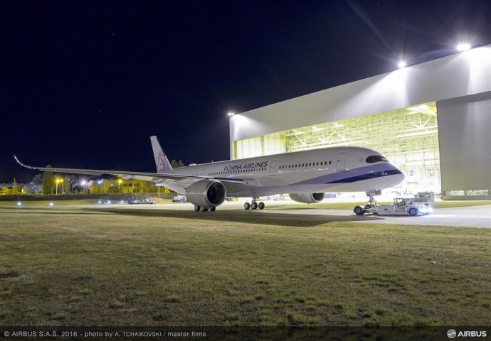 Primer A350 de China Airlines en Toulouse