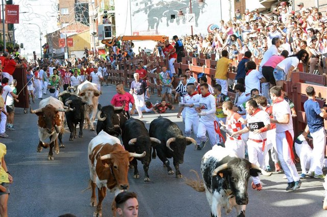 Imagen del encierro en San Sebastián de los Reyes