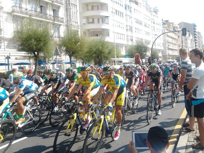 Vuelta ciclista a España en Santander 