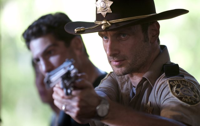 Rick Grimes (Andrew Lincoln) en The Walking Dead 