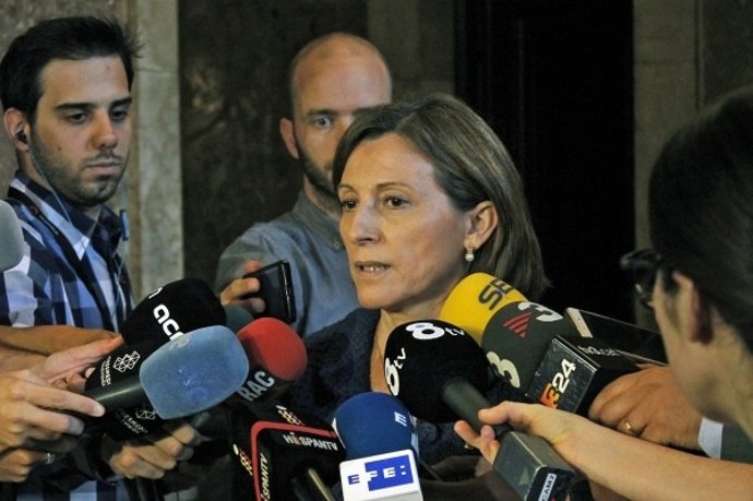 La presidenta del Parlament, C.Forcadell. 