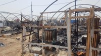 Un incendio destruye más de 70 tiendas de campaña en un campo para desplazados internos en Irak