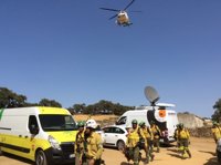 Los desalojados del incendio de El Castillo de las Guardas regresan a sus viviendas