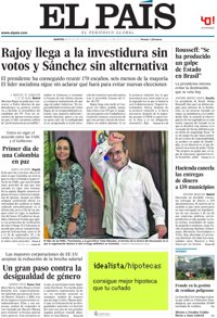 Las portadas de los periódicos de hoy, martes 30 de junio de 2016