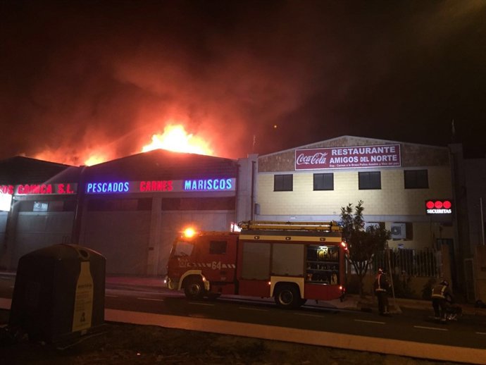 Incendio en Las Chafiras