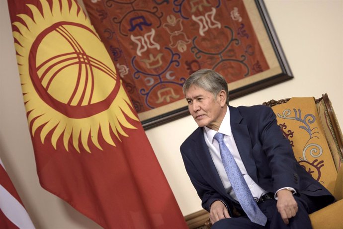 Almazbek Atambayev, presidente de Kirguistán
