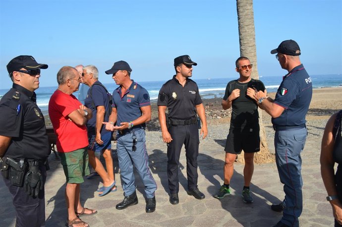 Polizia di Stato en el sur de Tenerife