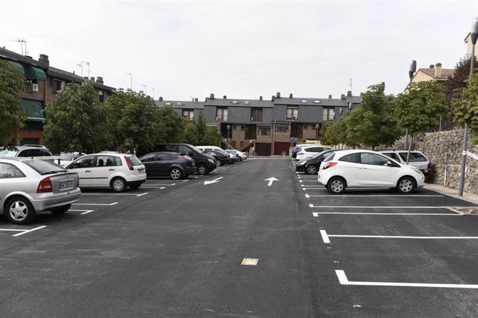 Imagen de plazas de aparcamiento en la localidad