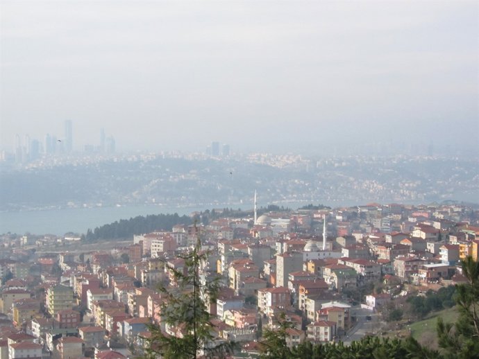 Estambul, Turquía, Vista Aérea