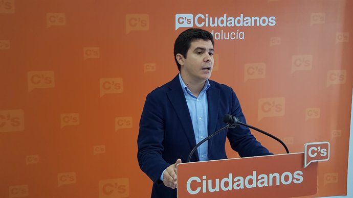 El portavoz adjunto de Ciudadanos, Sergio Romero