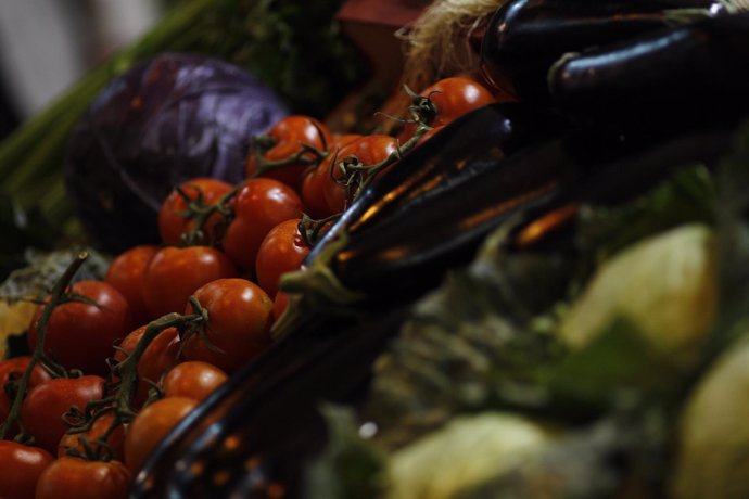 Salón Gourmet de Madrid, comida, hortalizas, repollo, tomates
