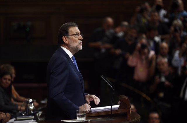 Mariano Rajoy en su discurso de investidura 