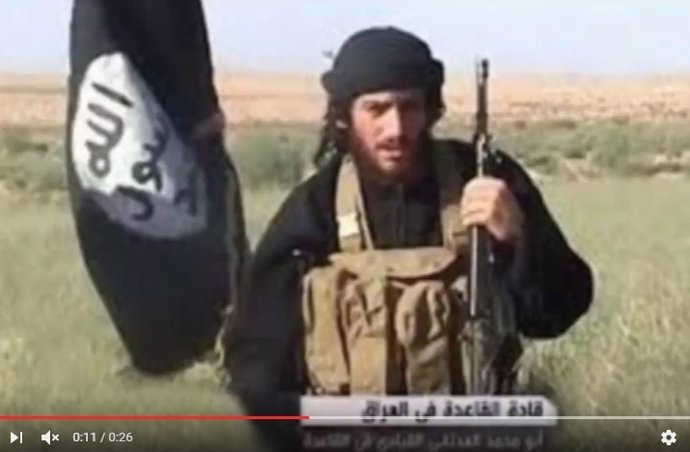 Abú Muhamad al Adnani, portavoz de Estado Islámico, en un mensaje de vídeo 