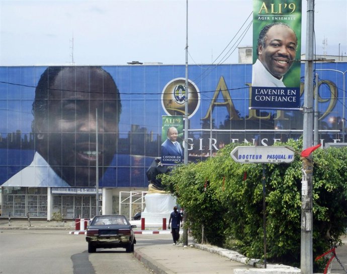 El presidente de Gabón, Alí Ben Bongo Ondimba