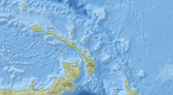 Terremoto cerca de Papúa Nueva Guinea