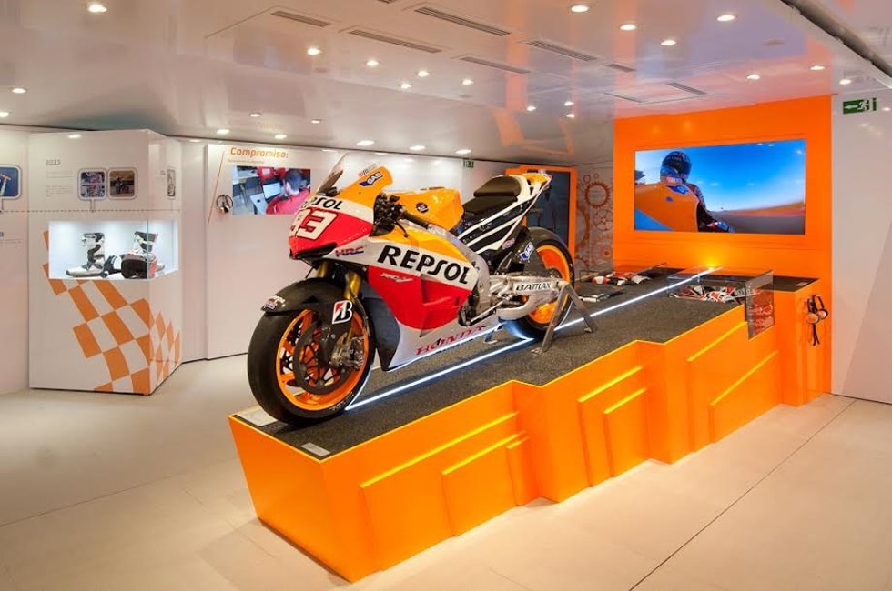 La moto de Márquez