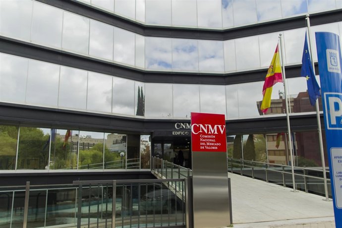 CNMV, fachada de la Comisión Nacional del Mercado de Valores