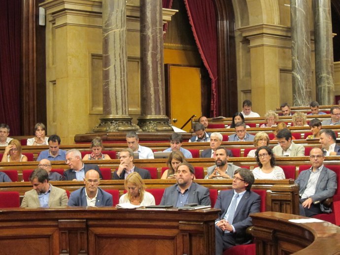 Sesión del Pleno del Parlament