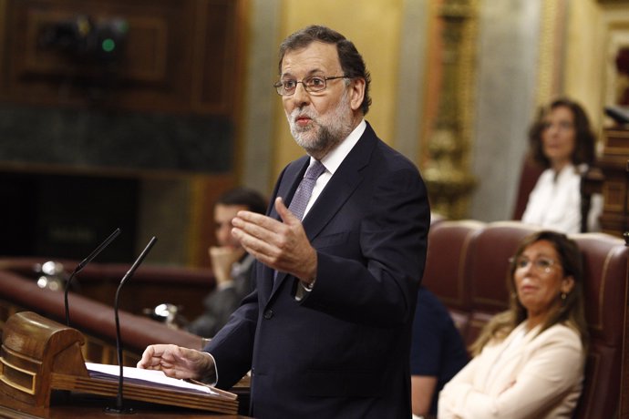 Rajoy en la sesión de investidura