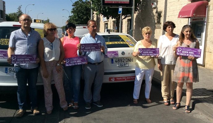 Campaña de los taxistas contra el maltrato