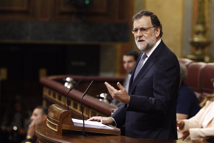 Rajoy en la sesión de investidura