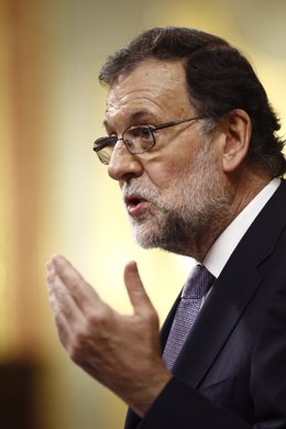 Mariano Rajoy en el debate de investidura