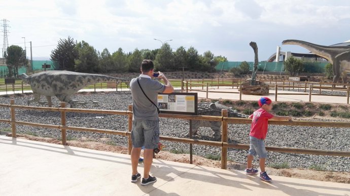 Zona temática de ‘Tierra Magna’ de Dinópolis Teruel