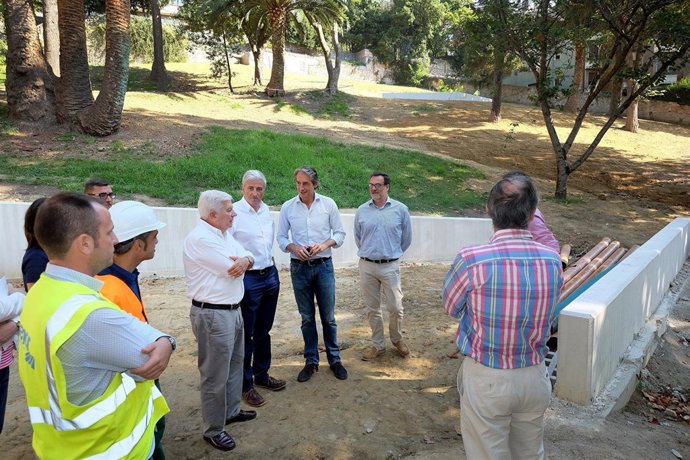 Visita a las obras del parque