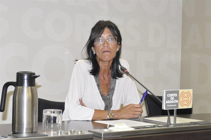 La diputada del PP en las Cortes de Aragón, María José Ferrando