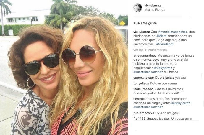 VICKY LARRAZ Y MARTA SANCHEZ