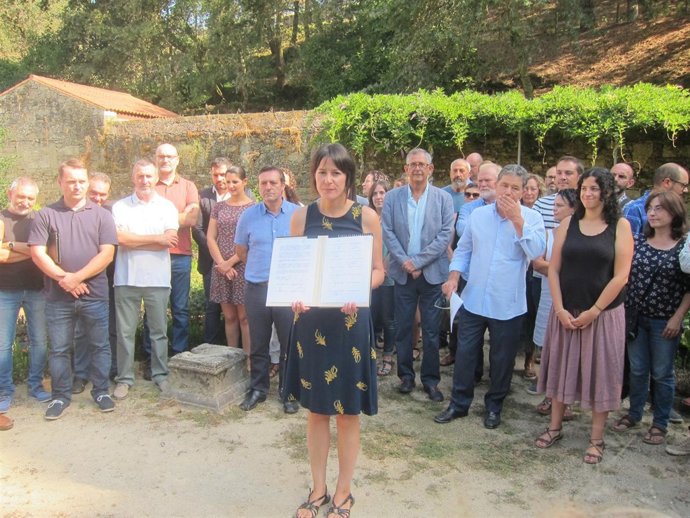 La candidata del BNG a la Presidencia de la Xunta, Ana Pontón