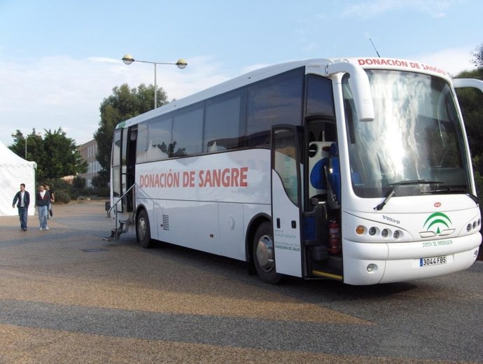 Autobús de colecta de sangre