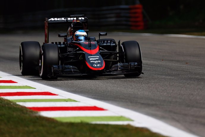 Fernando Alonso (McLaren) en el GP Italia 2015