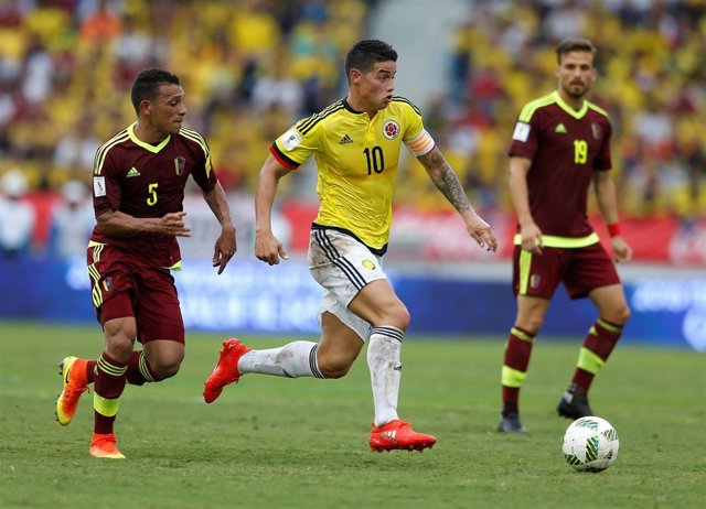 James Rodríguez con Colombia