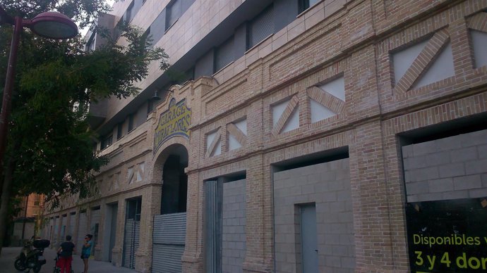 El Garaje Miraflores integrado en el nuevo edificio.