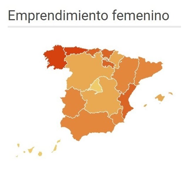 Comunidades con mayor emprendimiento femenino