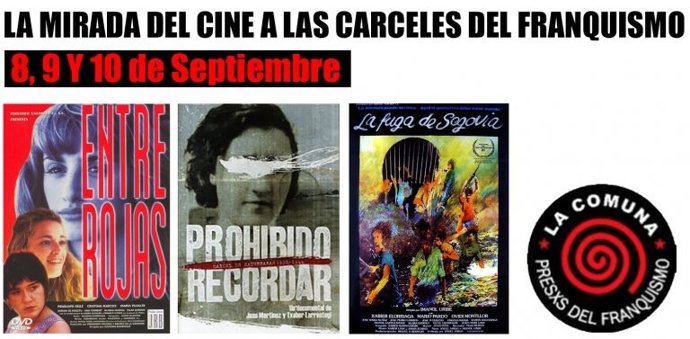 Cartel de La mirada del cine a las cárceles del franquismo