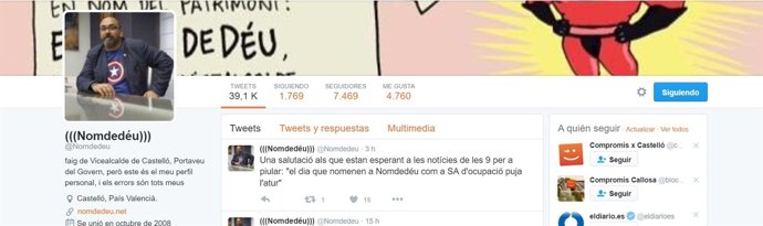 Tuit de Enric Nomdedéu