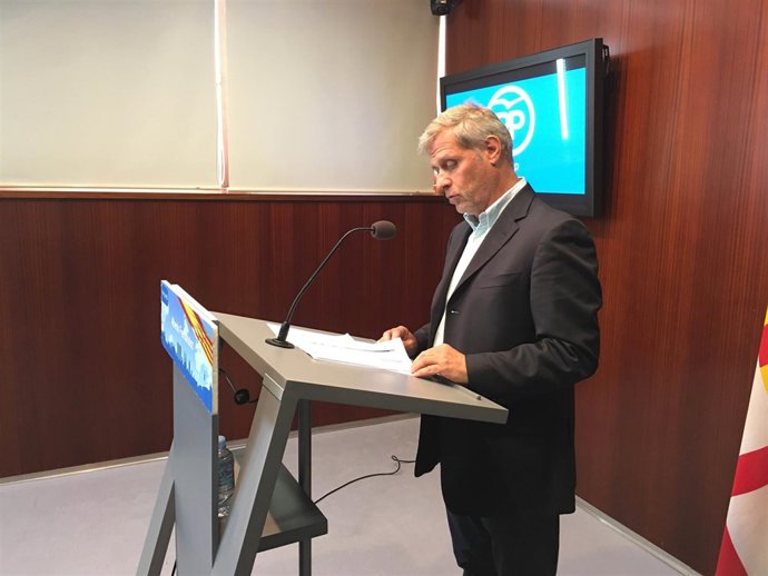 El líder del PP en Barcelona, Alberto Fernández