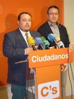 Rubén Gómez y Ramón Carrancio, diputados de C's Cantabria 