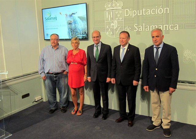 Presidente y diputados en la presentación de Salamaq 2016