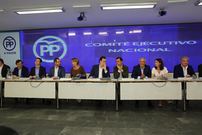 Mariano Rajoy en el Comité Ejecutivo del PP